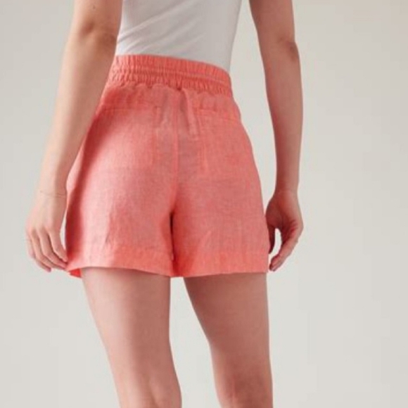 Athleta - Retreat Linen Shorts - Picture 2 of 4